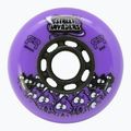 Ruote per pattini a rotelle FR Skates Street Invaders Wheels 80mm/84A X4 purple/black