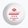 Palline da tennis da tavolo Donic-Schildkröt 3-Star Avantgarde Poly 40+ 6 pezzi bianco/arancio 2