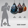 Sacco da boxe Aqua Training Bag Punching Bag 21" rosso 4