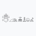 Tenda da campeggio High Peak per 3 persone Kira 3 grigio nimbus 7