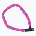 Lucchetto per bicicletta ABUS Steel-O-Chain 5805K/75 rosa