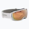 Alpina Estetica Q-Lite bianco perla lucido/mandarino sph occhiali da sci