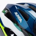 Casco da bici Alpina MTB 17 blu scuro/neon 7