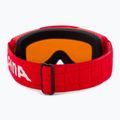 Occhiali da sci Alpina Piney rosso opaco/arancione per bambini 3