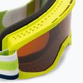 Occhiali da sci Alpina Piney lime opaco/arancione per bambini 5