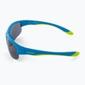 Occhiali da sole per bambini Alpina Junior Flexxy Youth HR blu lime opaco/nero 4