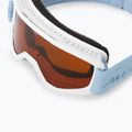 Occhiali da sci Alpina Piney per bambini bianco/blu opaco/arancio 5