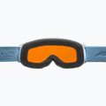 Occhiali da sci Alpina Piney per bambini bianco/blu opaco/arancio 7