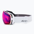 Alpina Granby Q-Lite bianco lucido/blu sph occhiali da sci 4