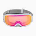 Occhiali da sci Alpina Nakiska Q-Lite bianco opaco/rosa 2