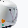 Casco da sci Alpina Carat bianco/deco per bambini 7