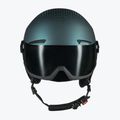Alpina Arber Visor Q Lite casco da sci benzina/verde opaco 4