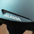 Alpina Arber Visor Q Lite casco da sci benzina/verde opaco 8