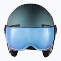Alpina Arber Visor Q Lite casco da sci benzina/verde opaco 11