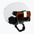 Casco da sci Alpina Arber Visor Q Lite bianco opaco