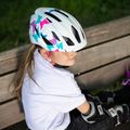 Casco da bici per bambini Alpina Pico bianco perla farfalle lucide 8