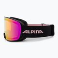 Occhiali da sci Alpina Nakiska Q-Lite nero/rosa opaco/rosa 4