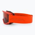 Occhiali da sci Alpina Piney zucca opaca/arancio per bambini 4