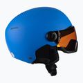 Casco da sci Alpina per bambini Zupo Visor Q-Lite blu opaco 4