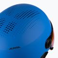 Casco da sci Alpina per bambini Zupo Visor Q-Lite blu opaco 7