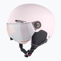 Casco da sci Alpina per bambini Zupo Visor Q-Lite rosa opaco 9