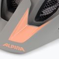 Casco da bici Alpina Carapax 2.0 grigio luna pesca opaco 8