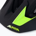 Casco da bici Alpina Carapax 2.0 nero neon/giallo opaco 8