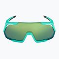 Occhiali da sole Alpina Rocket Q-Lite turchese opaco/verde specchiato 2