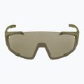 Occhiali da sole Alpina Hawkeye Q-Lite oliva opaca/argento a specchio 2