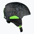 Casco da sci Alpina Pizi per bambini nero/verde camo opaco 4