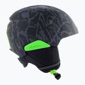 Casco da sci Alpina Pizi per bambini nero/verde camo opaco 12