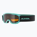 Occhiali da sci Alpina Piney per bambini acqua opaca/arancio