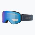 Occhiali da sci Alpina Slope Q-Lite nero/ blu opaco/ blu