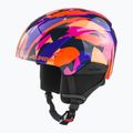 Casco da sci Alpina per bambini Pizi rosa arancio/blu lucido 6