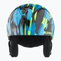 Casco da sci Alpina Pizi per bambini blu neon/verde lucido 7