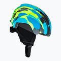 Casco da sci Alpina Pizi per bambini blu neon/verde lucido 4