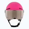 Casco da sci Alpina per bambini Zupo Visor Q-Lite rosa opaco 2