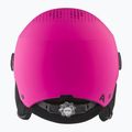 Casco da sci Alpina per bambini Zupo Visor Q-Lite rosa opaco 3