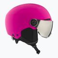 Casco da sci Alpina per bambini Zupo Visor Q-Lite rosa opaco 4