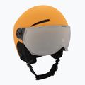 Casco da sci Alpina per bambini Zupo Visor Q-Lite bruciato/giallo opaco