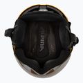 Casco da sci Alpina per bambini Zupo Visor Q-Lite bruciato/giallo opaco 5