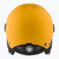 Casco da sci Alpina per bambini Zupo Visor Q-Lite bruciato/giallo opaco 3