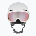Casco da sci Alpina Oro QV Mips bianco opaco/rosa acqua 2