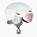 Casco da sci Alpina Oro QV Mips bianco opaco/rosa acqua 4