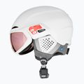 Casco da sci Alpina Oro QV Mips bianco opaco/rosa acqua 5