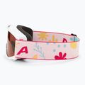 Occhiali da sci Alpina per bambini Piney white/ flower matt/ arancione 4