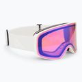 Occhiali da sci Alpina Ladis QM bianco opaco/blu