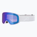 Occhiali da sci Alpina Ladis QM bianco opaco/blu 5