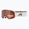 Occhiali da sci Alpina Ladis Q bianco/ oro opaco/ oro 5