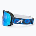 Alpina Penken Q-Lite occhiali da sci nero/ lilla/ leo matt/ blu 4